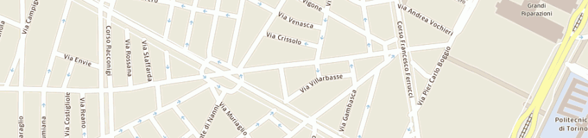 Mappa della impresa lavasecco arcobaleno di savino nicola a TORINO