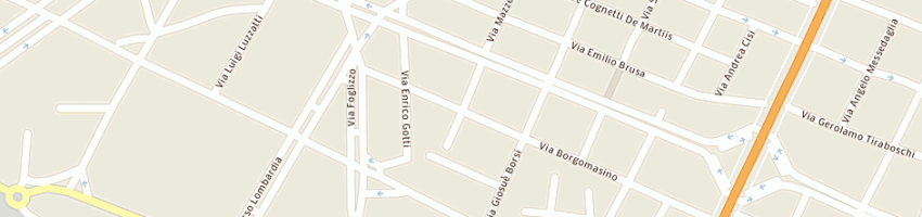 Mappa della impresa bottega del divano di lo presti natale a TORINO