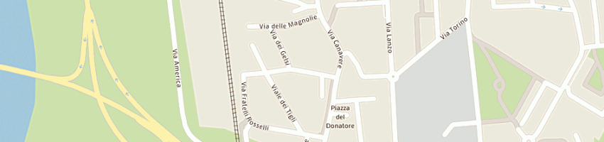Mappa della impresa rossetto daniele a BORGARO TORINESE
