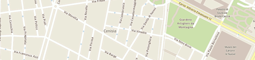 Mappa della impresa in's mercato spa a TORINO