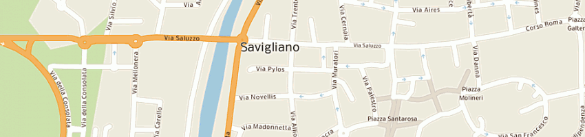 Mappa della impresa bruno bianca e c snc a SAVIGLIANO