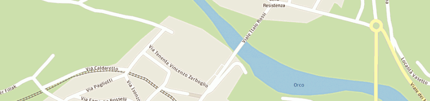 Mappa della impresa dipo sas a CUORGNE 
