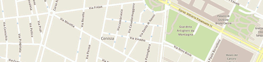 Mappa della impresa gma sas di giglioli augusto e c a TORINO
