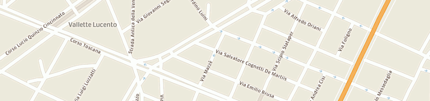 Mappa della impresa guarnero vittorio a TORINO