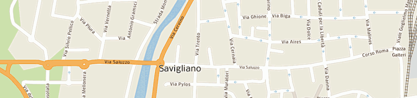 Mappa della impresa confederazione italiana sindacati lavoratori a SAVIGLIANO