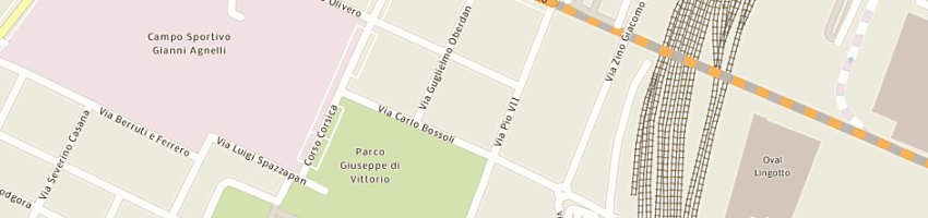Mappa della impresa radio flash orizzonte sas di boglione mauro e c a TORINO