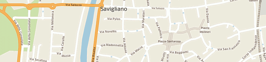 Mappa della impresa ce data sas di zucchini roberto e c a SAVIGLIANO