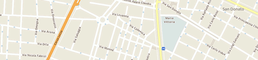 Mappa della impresa carone yvano a TORINO