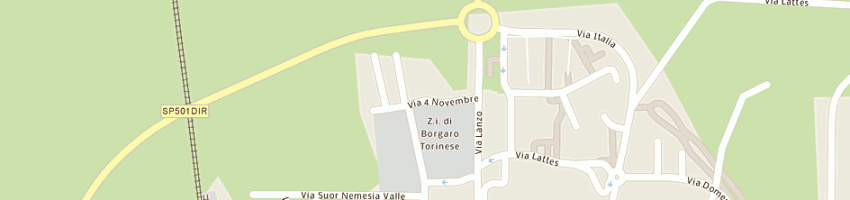 Mappa della impresa omea di pastore domenico a BORGARO TORINESE