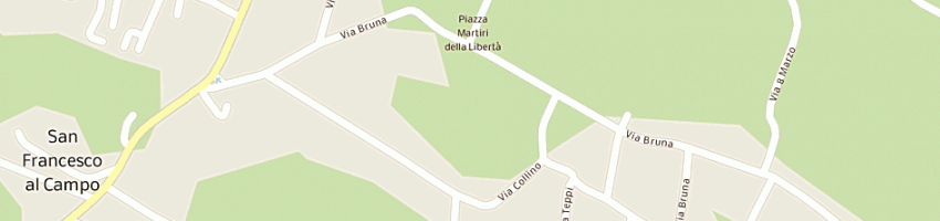 Mappa della impresa vietti michelina massimiliano a SAN FRANCESCO AL CAMPO