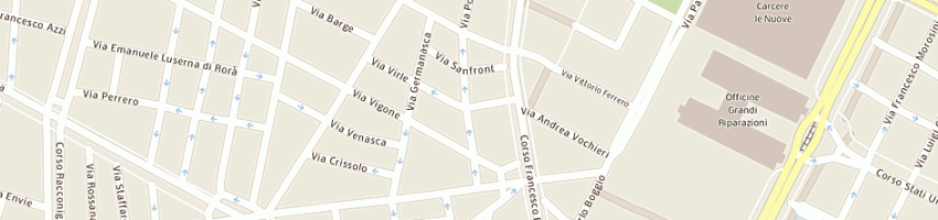 Mappa della impresa zirio aldo a TORINO