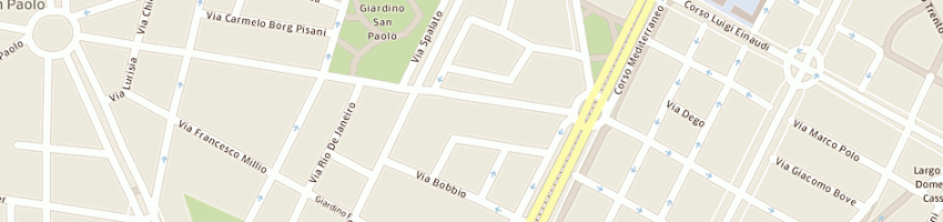 Mappa della impresa assocam scuola camerana a TORINO