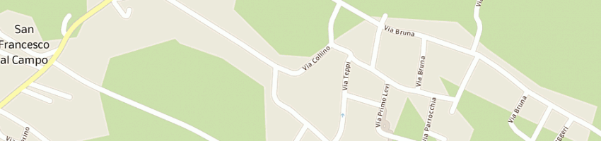 Mappa della impresa associazione icam - il centro attivita' motorie a SAN FRANCESCO AL CAMPO