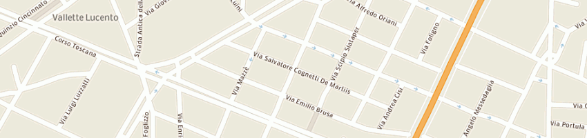 Mappa della impresa grafica paradiso di borrecco massimo a TORINO