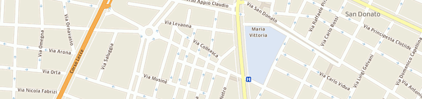 Mappa della impresa nuova md dei flli pagan gianni e massimo (snc) a TORINO