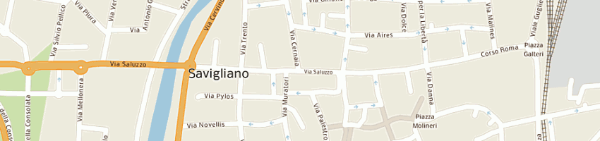 Mappa della impresa fondazione cassa di risparmio savigliano a SAVIGLIANO