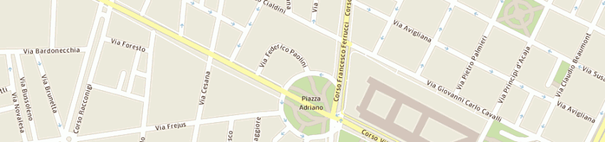 Mappa della impresa baudo arturo a TORINO