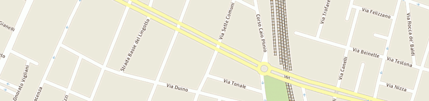 Mappa della impresa ago blu di puozzo daniela e c sas a TORINO