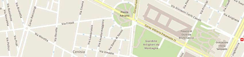 Mappa della impresa camata gianfranco a TORINO