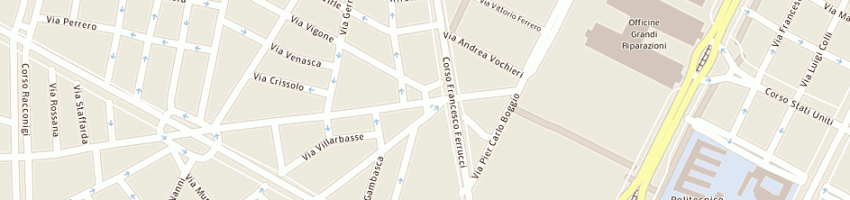 Mappa della impresa pandasec a TORINO