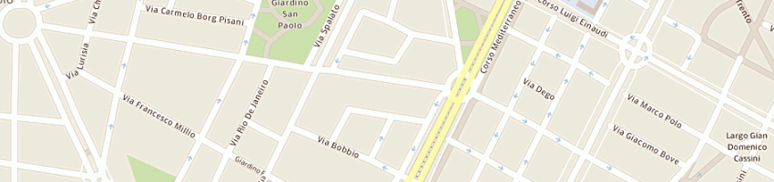 Mappa della impresa ente sportivo libertas nuoto torino arl a TORINO