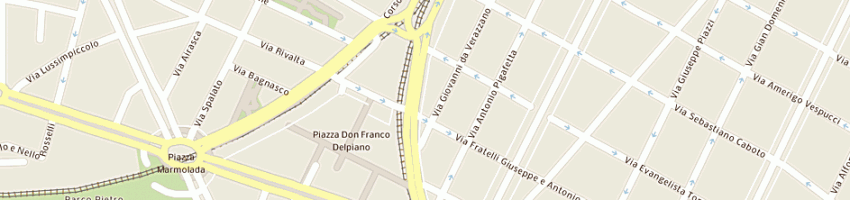 Mappa della impresa ristorante tropicana a TORINO