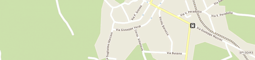 Mappa della impresa visentin fratelli gianfranco e c snc a VALPERGA