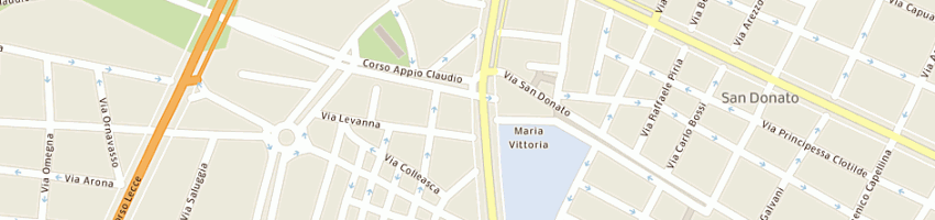 Mappa della impresa bar caffe arcadia a TORINO