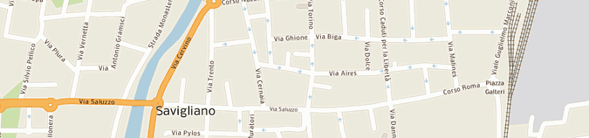 Mappa della impresa dotta adriano a SAVIGLIANO