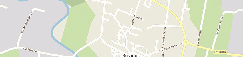 Mappa della impresa scuola elementare a BUSANO