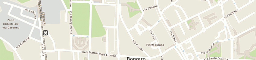 Mappa della impresa lavasec snc di saracino nicoletta e c a BORGARO TORINESE
