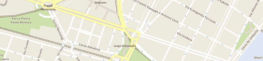 Mappa della impresa aisar a TORINO