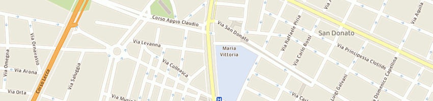 Mappa della impresa gradico di graglia marco e c- snc a TORINO