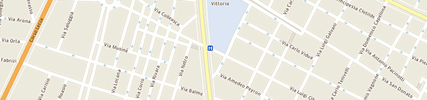 Mappa della impresa bottino snc di fantino aurelio e c a TORINO