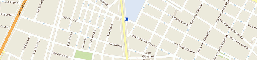 Mappa della impresa studio tecnico crescio e associati a TORINO