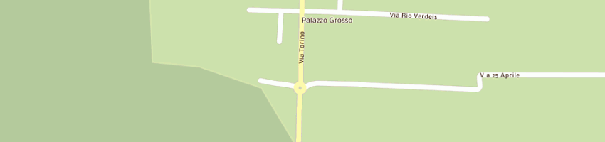 Mappa della impresa bianco sandro a VAUDA CANAVESE