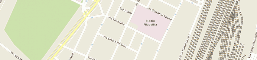 Mappa della impresa piatto sprintdi pedoto claudio a TORINO