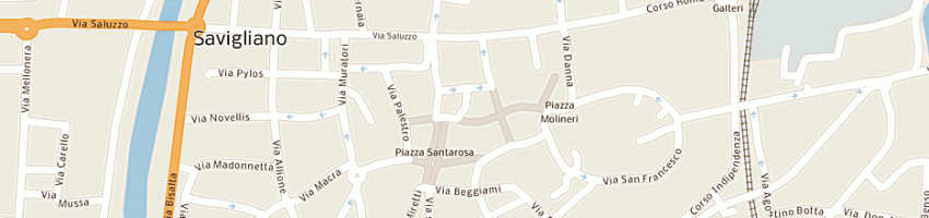 Mappa della impresa locanda due mori di lovera roberto e c sas a SAVIGLIANO