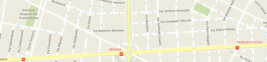 Mappa della impresa erg technology transfer srl siglabile ett srl a TORINO