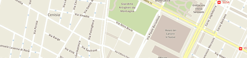 Mappa della impresa valobra guy assicurazioni sas di valobra guy enrico e c a TORINO