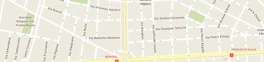 Mappa della impresa portineria di stabile a TORINO
