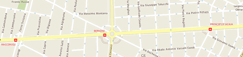 Mappa della impresa tessildue sas di colombo giampiero e c a TORINO