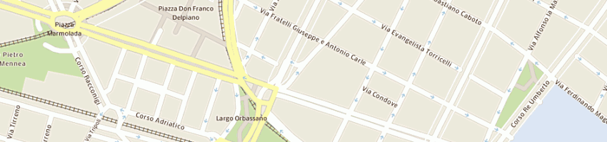 Mappa della impresa ferramenta cocino-iguera sas di cassetta caterina a TORINO