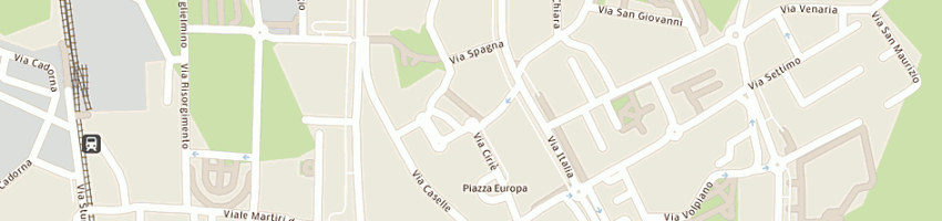 Mappa della impresa scuola elementare e de fassi a BORGARO TORINESE