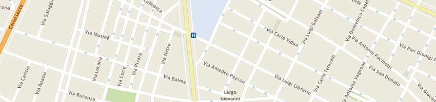 Mappa della impresa autoscuola cibrario di scrivo bruno a TORINO