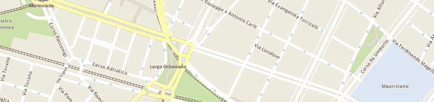Mappa della impresa rossi alessia benedetta a TORINO
