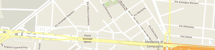 Mappa della impresa sc servizi sas di seminara alfredo e c a TORINO