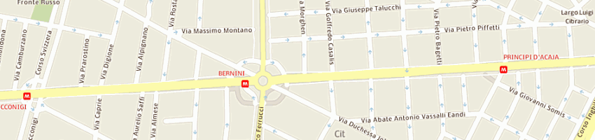Mappa della impresa mutinelli francesca a TORINO