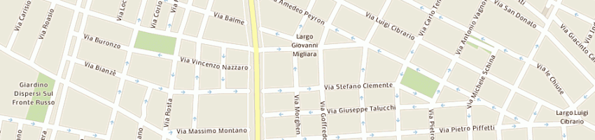 Mappa della impresa nero su bianco a TORINO