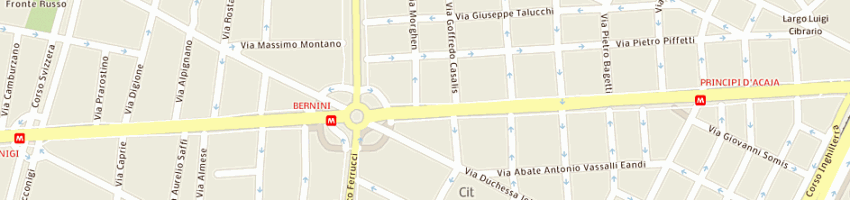 Mappa della impresa d'amato antonio e c snc agenzia sara assicurazioni a TORINO